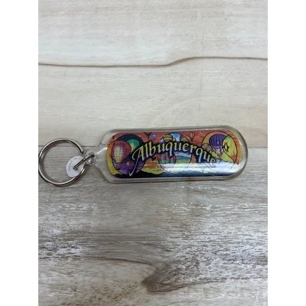 Vintage Albuquerque Key Chain Travel Suvenir